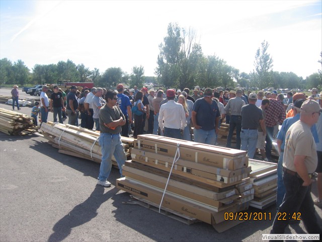 Good Weather brought a good crowd. How much did it go for? You will have to call your friend if you weren't there.